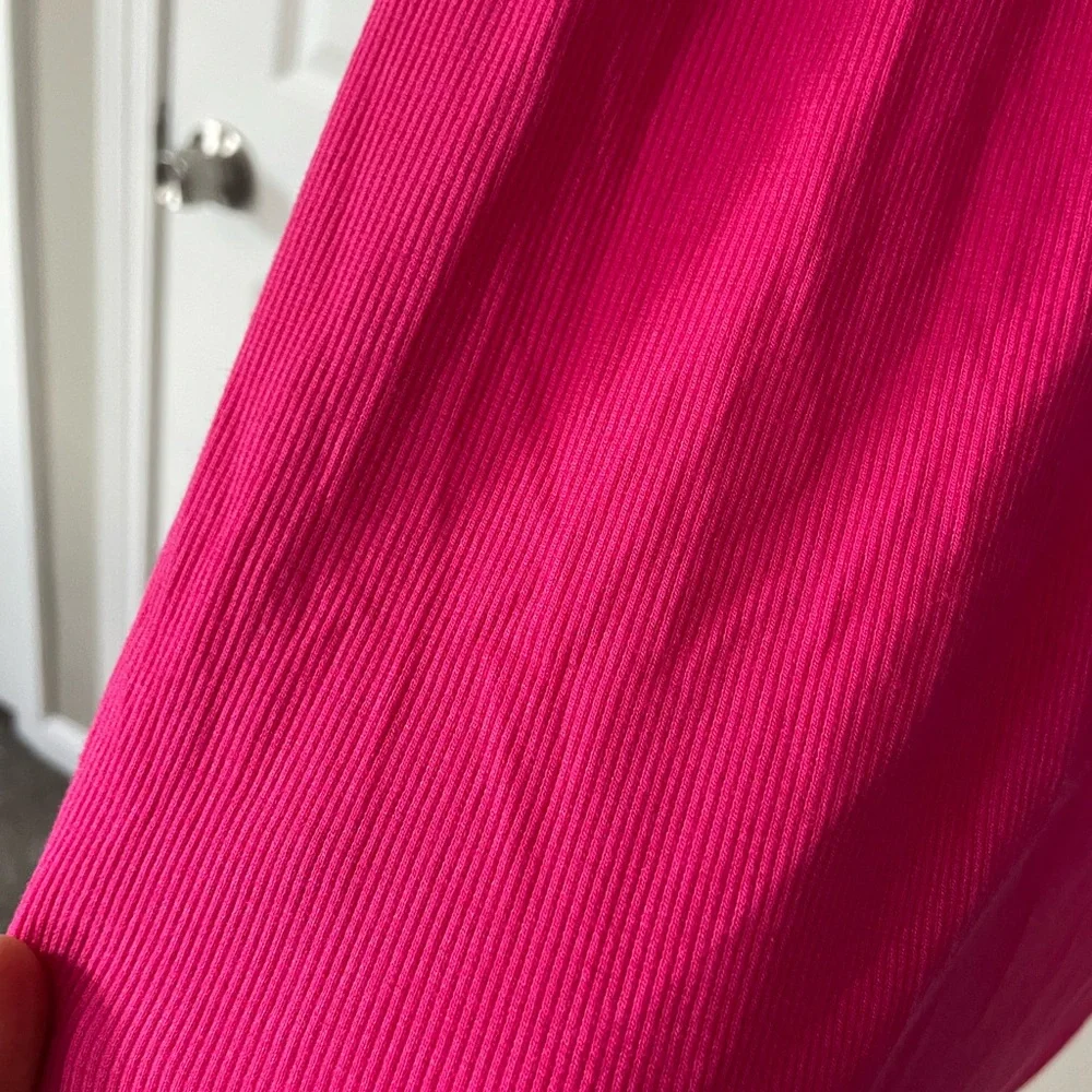 Ava & Viv Vibrant Pink Long Sleeve Dress - Picture 3 of 6